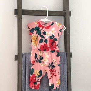 Baby Girl Floral Romper (0-3) months